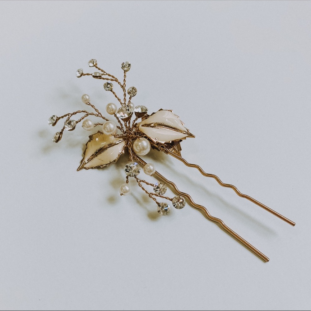 Twigs and honey bridal hair pin